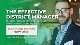 District Manager Training - Information Session