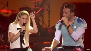 Shakira y Coldplay A Sky Full of Stars HD | Global Citizen (chantaje)