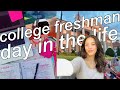 day in the life of a college freshman | james madison university