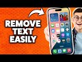 How To Delete Message On iPhone 2026 (Step-By-Step Tutorial)