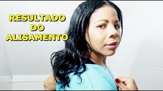 Resultado do Alisamento Feito em Casa com Hene  + Rotina Capilar