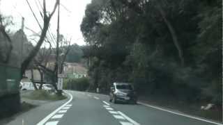 #街並み保存プロジェクト 2012年3月25日 亀岡市 湯の花温泉街 車載映像