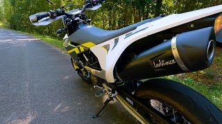 Husqvarna 701SM Leo Vince Nero Exhaust Review