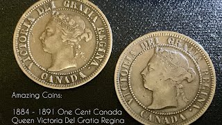 Rare Canadian Coin: 2 Cent 1884 - 1891 #canadiancoins