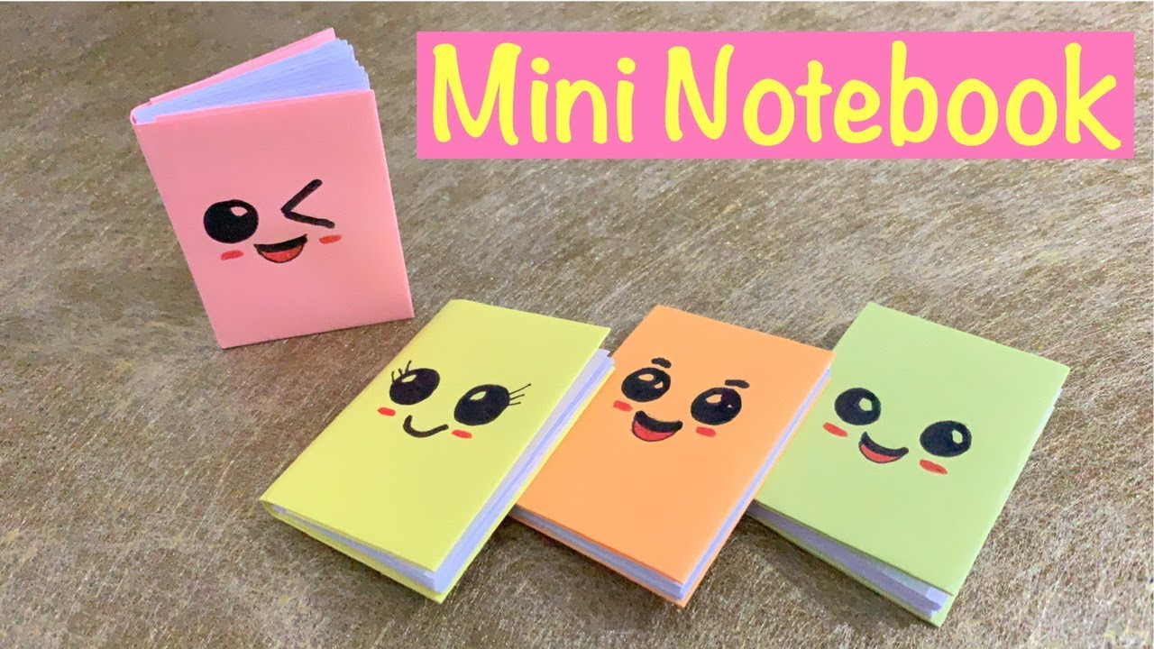 Diy Mini Notebook Back To School Origami Youtube
