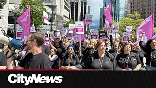 B.C. nurses rally in Vancouver for safer working conditions