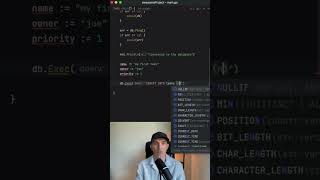 [Database Basics] Insert Data with Go & SQL #GoLang #PostgreSQL #LearnToCode