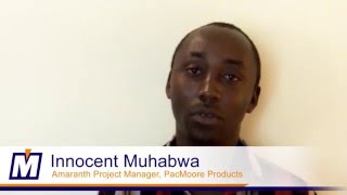 Amaranth Project Manager: Innocent Muhabwa