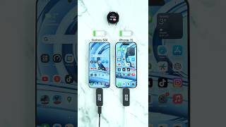 Samsung Galaxy S24 vs iPhone 15 Charging Test🪫🔋
