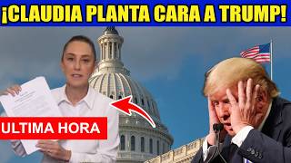 🚨CLAUDIA SHEINBAUM LE RESPONDE A DONALD TRUMP POR LOS ARANCELES CONTRA MÉXICO