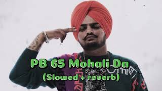 PB 65 Mohali Da| sidhu moose wala New song|New Punjabi Song 2024 (Slowed + reverb)