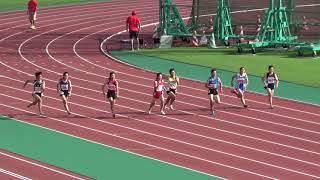 女子B3年100m_A決勝_2019年度第7回札幌中学選手権20190801