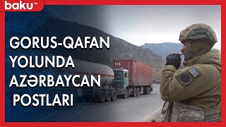 Gorus-Qafan yolunda Azərbaycan postlarından yeni görüntülər - Baku TV