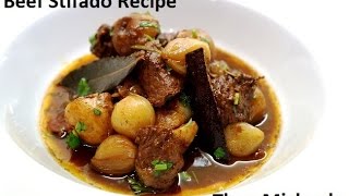 Stifado - Beef Stifado Recipe - Greek Beef Stew by Theo Michaels, Masterchef