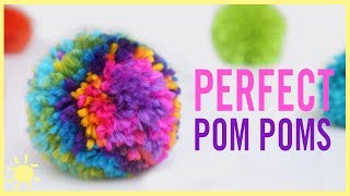 DIY | How to make the Perfect (Rainbow) Pom Pom!