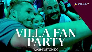 VILLA IN USA | John McGinn & Tyrone Mings surprise Villa fan party