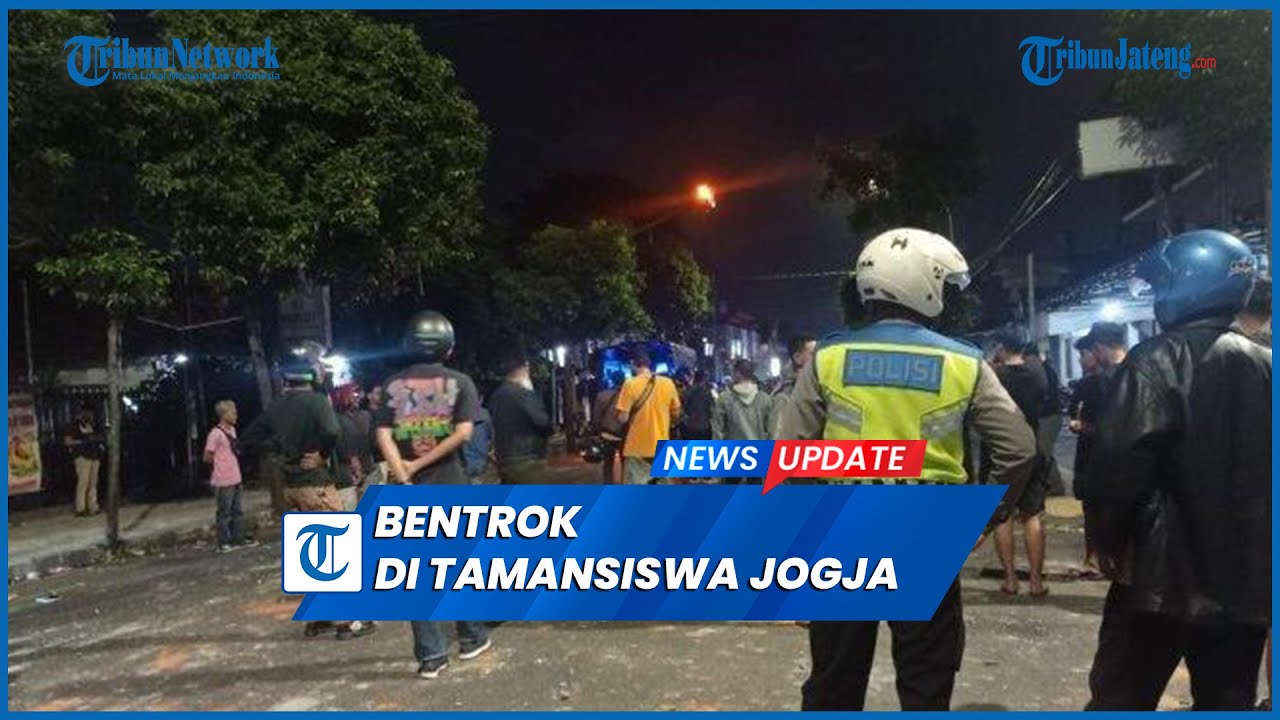 2 Kelompok Massa Bentrok Di Tamansiswa Jogja, Mobil Polisi Dilempari ...