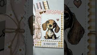 Sweet Dachshund Card 🌼