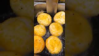Famous Chinese street food - Yummy fried dough / Chinese doughnuts #Shorts