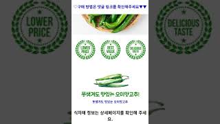 못생겨도 맛있는 오이맛고추, 300g, 1봉 가성비 꿀맛 #shorts 내돈내산