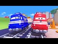 Troy The Train - The Police Train Solves The Mystery of Lord Byron'S Party! - Train videos for kids