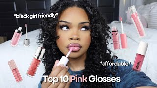 The ONLY Pink Lipglosses You'll Ever Need | Top 10 Favorite glosses