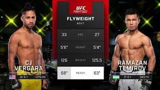 Ramazan Temirov vs Cj Vergara olg'a O'zbekiston🇺🇿🇺🇿🇺🇿✊✊✊patpiska esdan chiqmasin#ufc #ramazantemirov