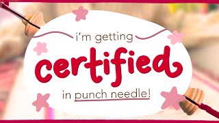 travelling 8 hours to a farm to get certified in punch needle ✈︎