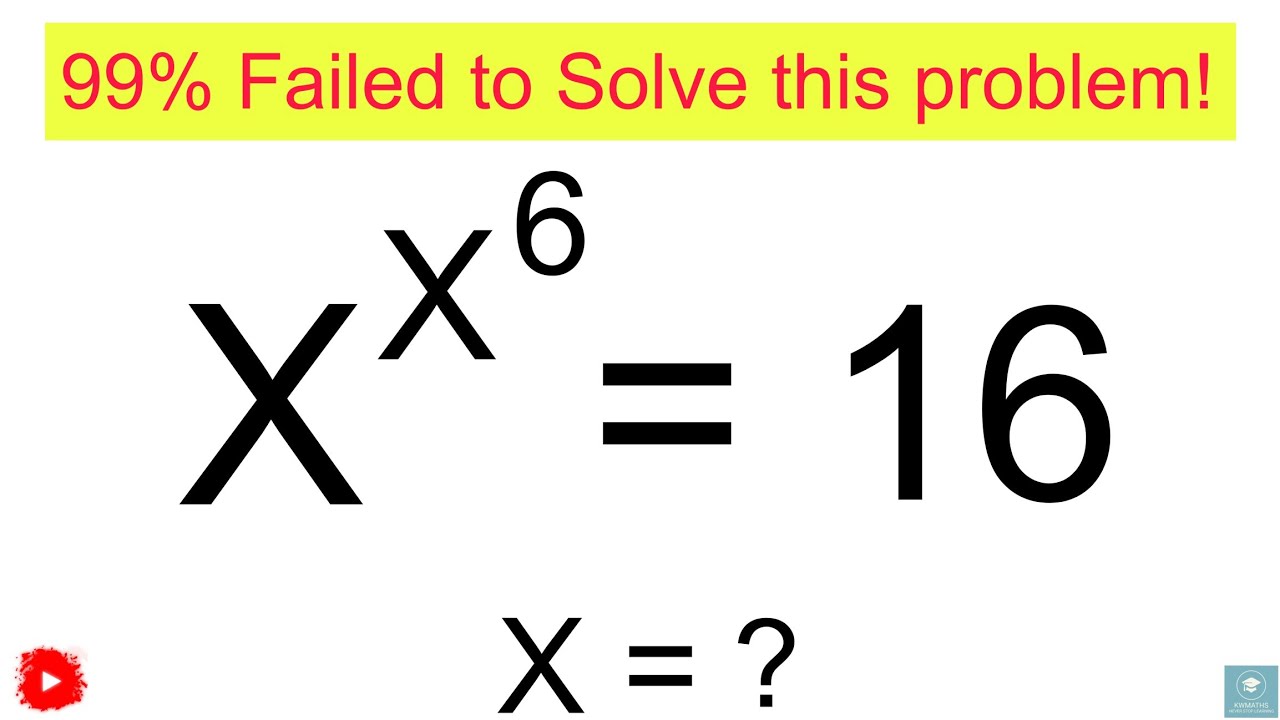 A Nice Exponential Expression How To Solve Exponential Equation