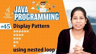 Display Pattern ***** **** *** ** * Using Nested for Loop - Looping Statements in Java Programming