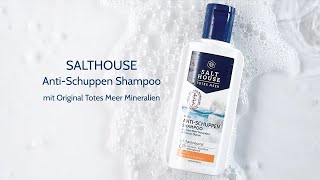 SALTHOUSE Anti-Schuppen Shampoo: Reduziert Schuppen \u0026 beugt Neubildung bei trockener Kopfhaut vor!