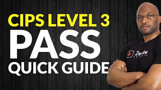 CIPS Level 3 EXAMS hacks: Here is how you pass