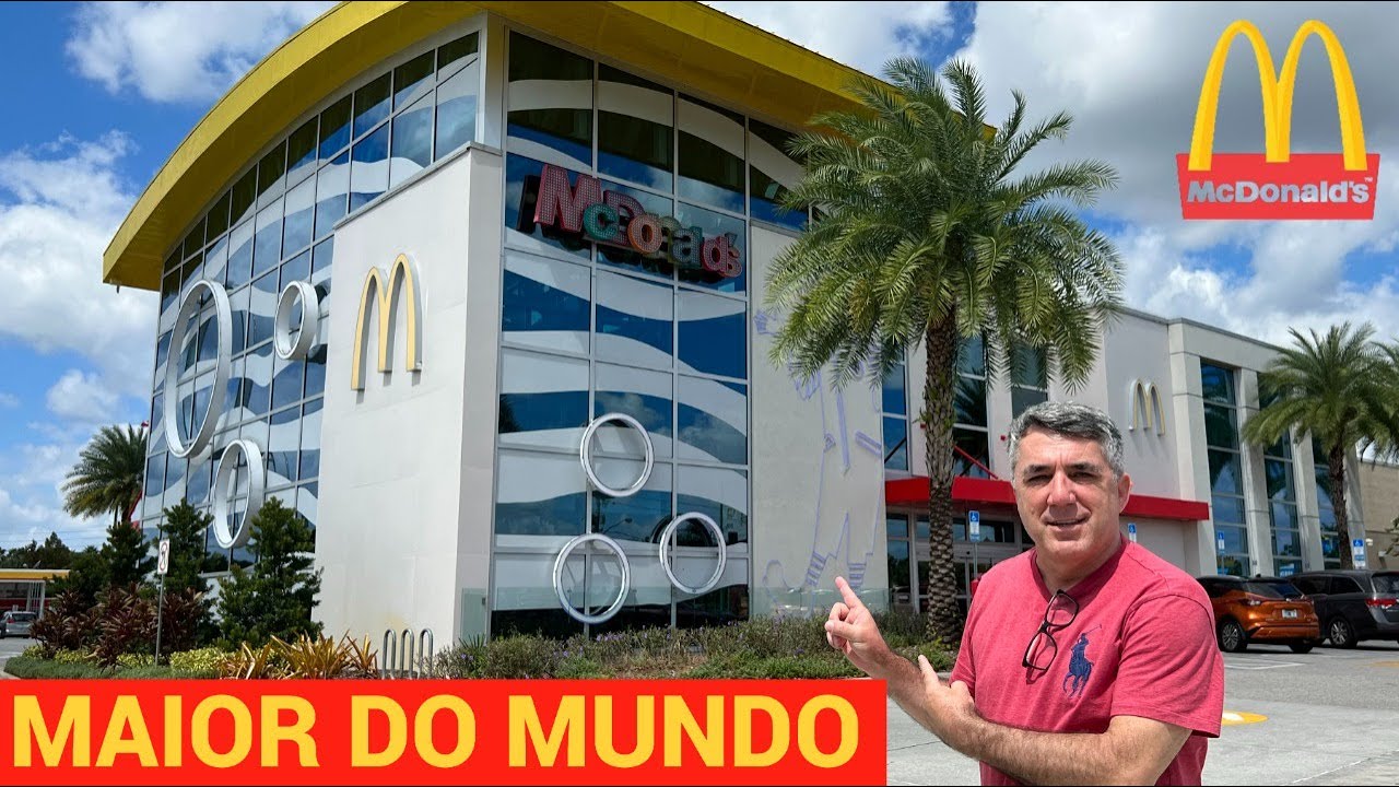 MAIOR MC DONALD"S DO MUNDO EM ORLANDO - EUA - YouTube