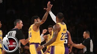LeBron, Ingram light up Staples Center in Lakers’ win vs. Kings | NBA Preseason Highlights