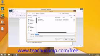 Windows 8.1 Tutorial Saving a Document Microsoft Training Lesson 7.4