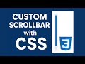 🎨 Create a Beautiful Custom Scrollbar Using Only CSS!