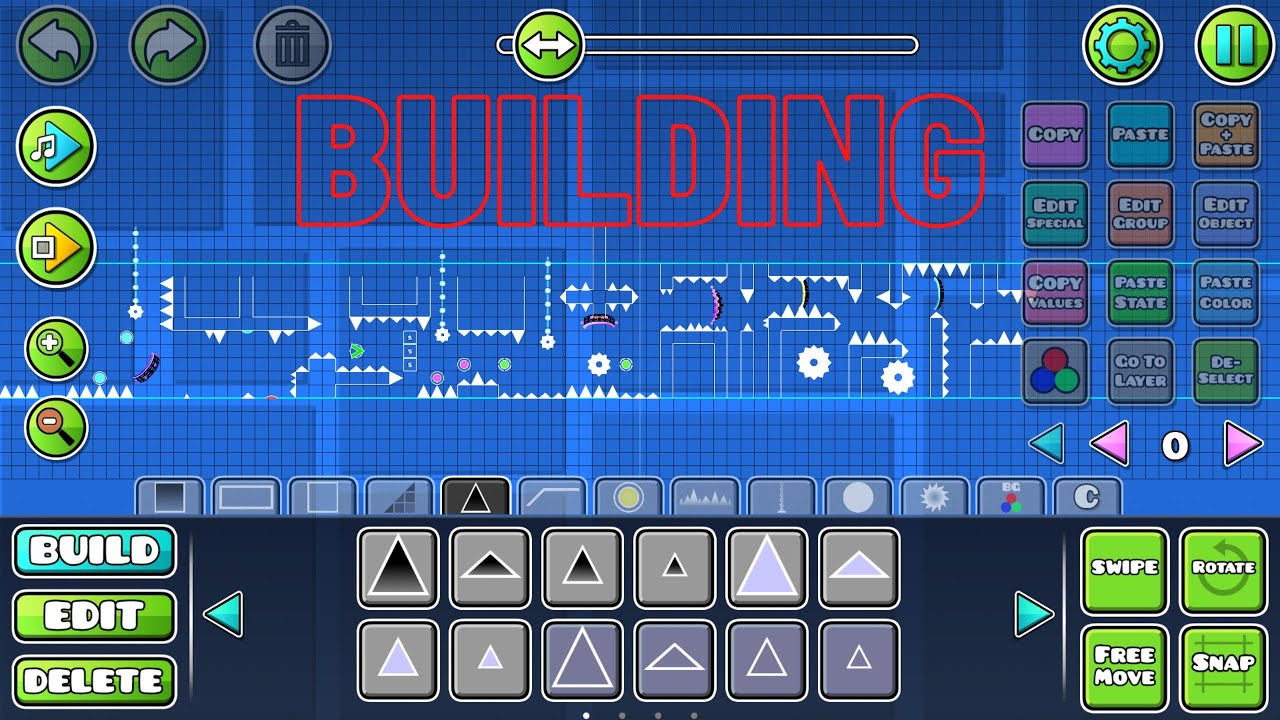 Geometry Dash Building Youtube