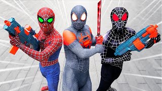 PRO TEAM 5 SUPERHERO || Nerf Gun Battle Superhero Story !!! ( Funny Action Spiderman in Real Life )