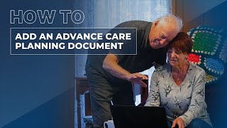 How to add an advance care planning document to My Health Record