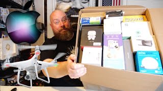 I bought a $775 Amazon Customer Returns ELECTRONICS Pallet + APPLE \u0026 DRONE FOUND!!!