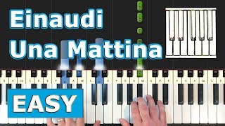 Einaudi - Una Mattina - Piano Tutorial Easy - How To Play (Synthesia)