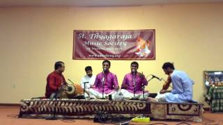 Toronto Brothers performing in Buffalo for St.Thyagaraja Music Society