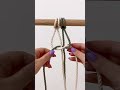 Macramé Square Knot Tutorial #macrame #macrametutorial #macrameknot