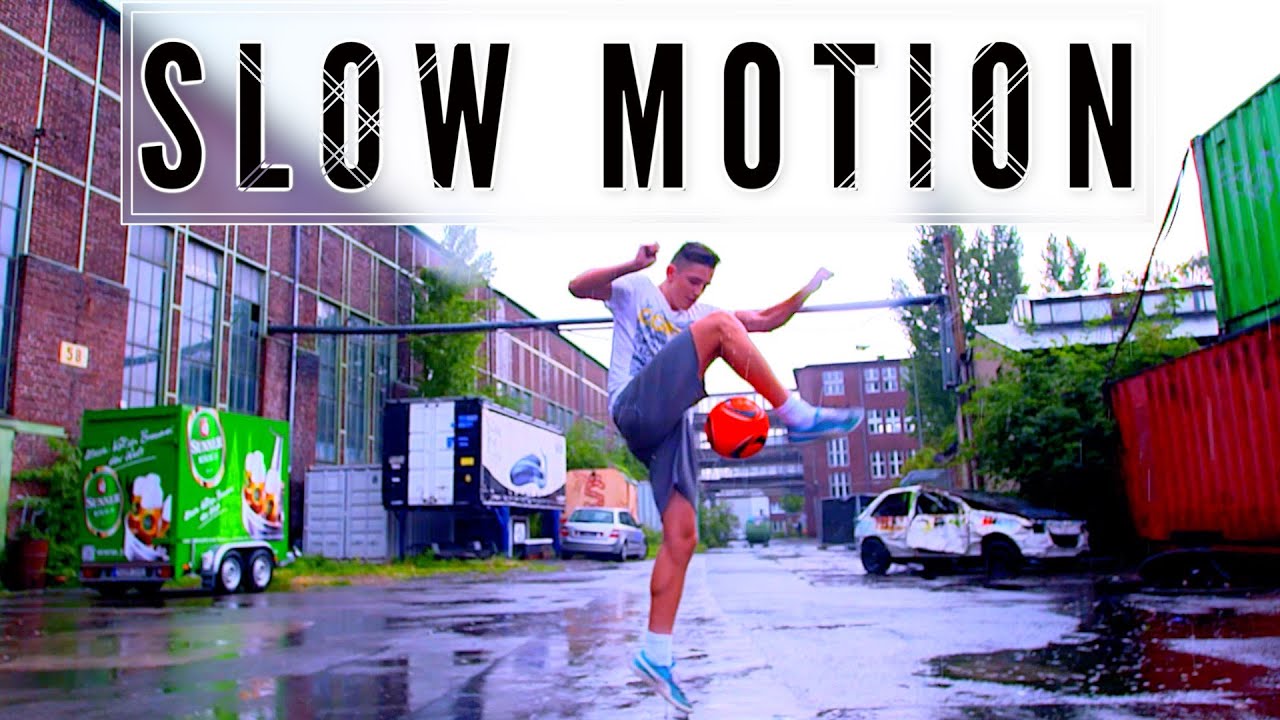 AMAZING STREET Football Soccer Freestyle Skills In Extreme Slow Motion ...