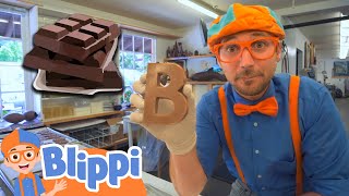 Blippi Visits A Chocolate Factory | Educational s For Kids