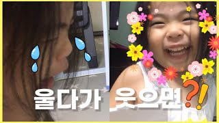 미니쭈쭈 Vlog | 소리에 초예민한 강아지가 있는 집에서는 할 수 없는 놀이 딱지치기 ; 미니쭈쭈 반응 | Playing at home with a baby and a dog