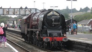 47245 and 6233 'Duchess of Sutherland' *WHEELSLIP* | The Royal Duchy at Par | 4/8/19