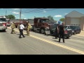 Raw video: Car crashes into parked tractor-trailer