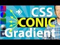 CSS Conic Gradients - AWESOME CSS gradient effects!