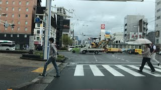 【4K展望動画】JR高知駅⇔桂浜の最短ﾙｰﾄ県道34号経由で行く　桂浜公園駐車場→JR高知駅